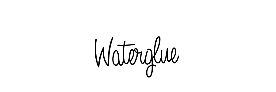 How to Draw Waterglue signature style? Angelique-Rose-font-FFP is a latest design signature styles for name Waterglue. Waterglue signature style 5 images and pictures png