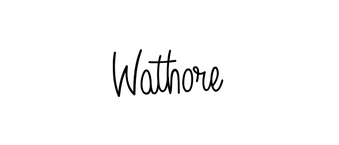 Here are the top 10 professional signature styles for the name Wathore. These are the best autograph styles you can use for your name. Wathore signature style 5 images and pictures png