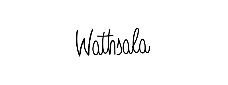 You should practise on your own different ways (Angelique-Rose-font-FFP) to write your name (Wathsala) in signature. don't let someone else do it for you. Wathsala signature style 5 images and pictures png