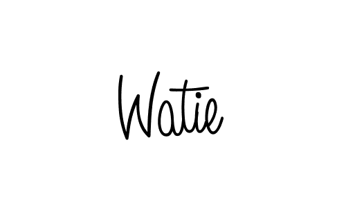Angelique-Rose-font-FFP is a professional signature style that is perfect for those who want to add a touch of class to their signature. It is also a great choice for those who want to make their signature more unique. Get Watie name to fancy signature for free. Watie signature style 5 images and pictures png