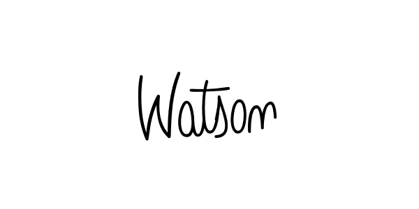 Watson stylish signature style. Best Handwritten Sign (Angelique-Rose-font-FFP) for my name. Handwritten Signature Collection Ideas for my name Watson. Watson signature style 5 images and pictures png