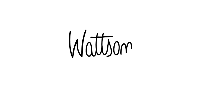 Also You can easily find your signature by using the search form. We will create Wattson name handwritten signature images for you free of cost using Angelique-Rose-font-FFP sign style. Wattson signature style 5 images and pictures png