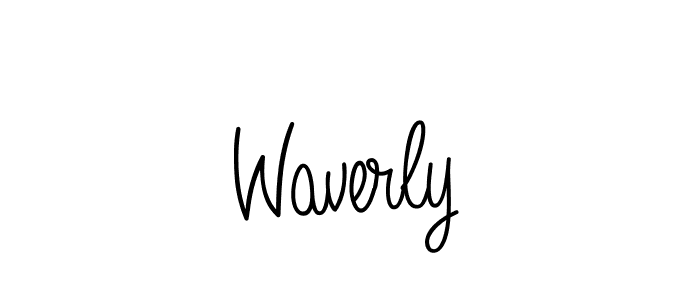 Waverly stylish signature style. Best Handwritten Sign (Angelique-Rose-font-FFP) for my name. Handwritten Signature Collection Ideas for my name Waverly. Waverly signature style 5 images and pictures png