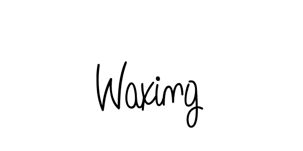 The best way (Angelique-Rose-font-FFP) to make a short signature is to pick only two or three words in your name. The name Waxing include a total of six letters. For converting this name. Waxing signature style 5 images and pictures png