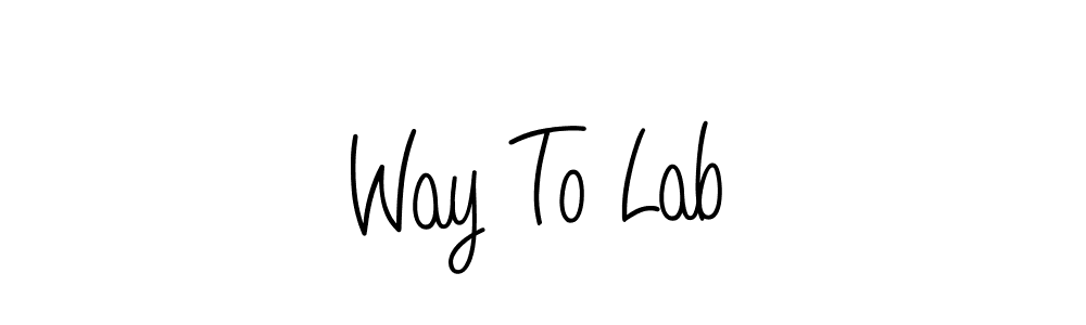 Make a short Way To Lab signature style. Manage your documents anywhere anytime using Angelique-Rose-font-FFP. Create and add eSignatures, submit forms, share and send files easily. Way To Lab signature style 5 images and pictures png