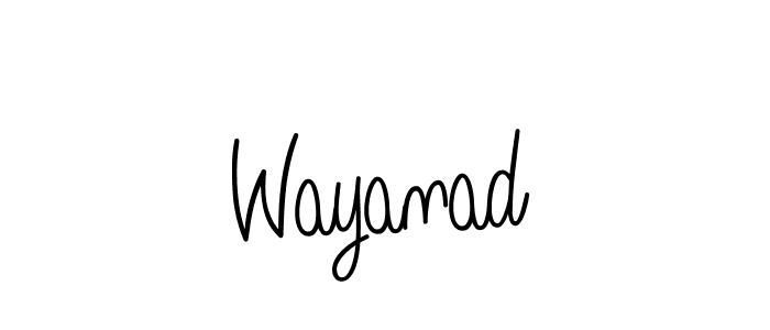 How to make Wayanad signature? Angelique-Rose-font-FFP is a professional autograph style. Create handwritten signature for Wayanad name. Wayanad signature style 5 images and pictures png