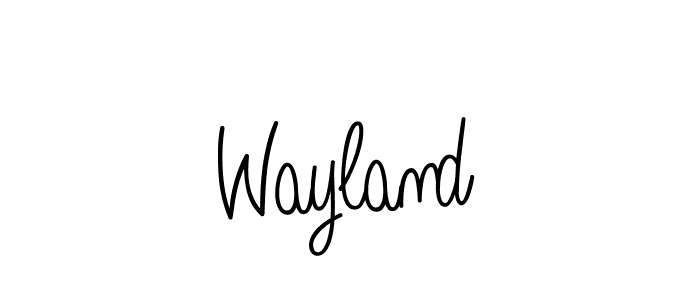 How to Draw Wayland signature style? Angelique-Rose-font-FFP is a latest design signature styles for name Wayland. Wayland signature style 5 images and pictures png