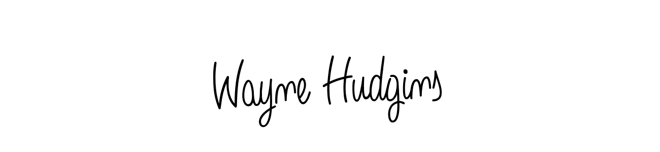 Use a signature maker to create a handwritten signature online. With this signature software, you can design (Angelique-Rose-font-FFP) your own signature for name Wayne Hudgins. Wayne Hudgins signature style 5 images and pictures png