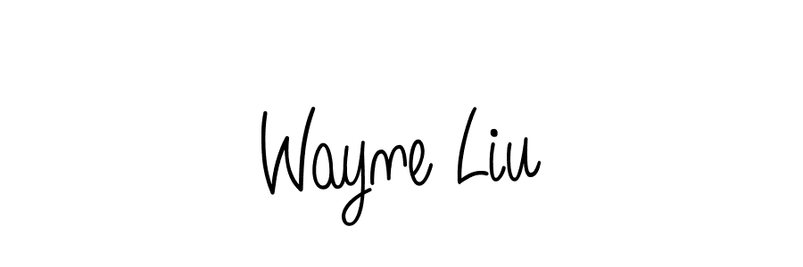 Create a beautiful signature design for name Wayne Liu. With this signature (Angelique-Rose-font-FFP) fonts, you can make a handwritten signature for free. Wayne Liu signature style 5 images and pictures png