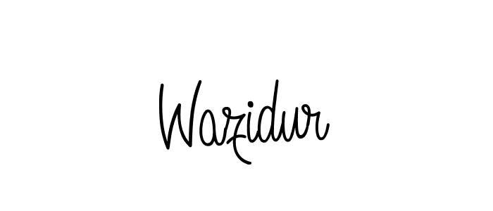 You should practise on your own different ways (Angelique-Rose-font-FFP) to write your name (Wazidur) in signature. don't let someone else do it for you. Wazidur signature style 5 images and pictures png