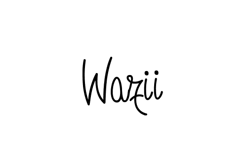 if you are searching for the best signature style for your name Wazii. so please give up your signature search. here we have designed multiple signature styles  using Angelique-Rose-font-FFP. Wazii signature style 5 images and pictures png