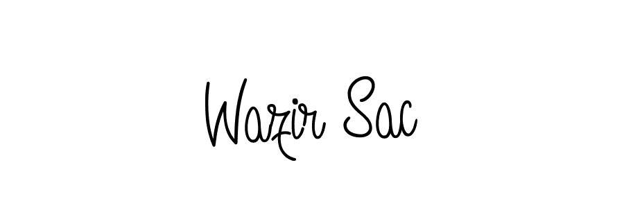 if you are searching for the best signature style for your name Wazir Sac. so please give up your signature search. here we have designed multiple signature styles  using Angelique-Rose-font-FFP. Wazir Sac signature style 5 images and pictures png