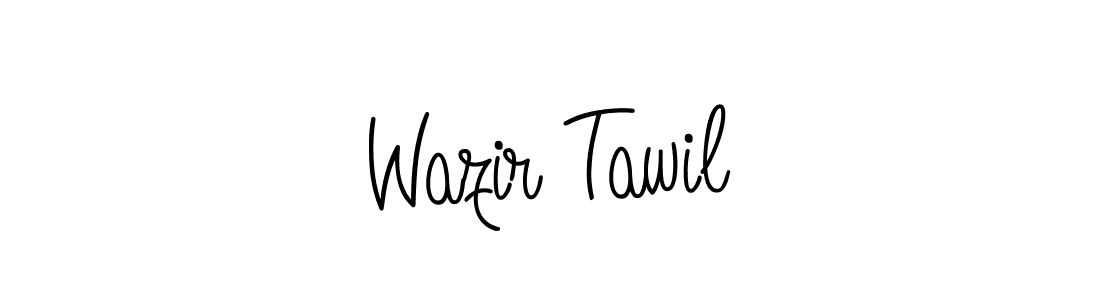 Make a beautiful signature design for name Wazir Tawil. Use this online signature maker to create a handwritten signature for free. Wazir Tawil signature style 5 images and pictures png