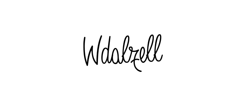 Also we have Wdalzell name is the best signature style. Create professional handwritten signature collection using Angelique-Rose-font-FFP autograph style. Wdalzell signature style 5 images and pictures png