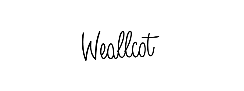 if you are searching for the best signature style for your name Weallcot. so please give up your signature search. here we have designed multiple signature styles  using Angelique-Rose-font-FFP. Weallcot signature style 5 images and pictures png