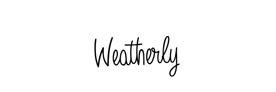 Once you've used our free online signature maker to create your best signature Angelique-Rose-font-FFP style, it's time to enjoy all of the benefits that Weatherly name signing documents. Weatherly signature style 5 images and pictures png