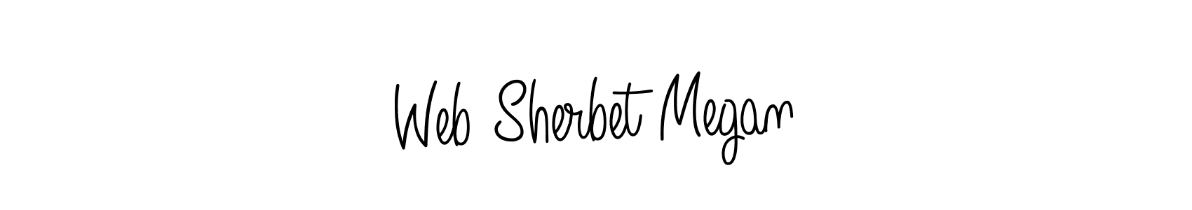 It looks lik you need a new signature style for name Web Sherbet Megan. Design unique handwritten (Angelique-Rose-font-FFP) signature with our free signature maker in just a few clicks. Web Sherbet Megan signature style 5 images and pictures png