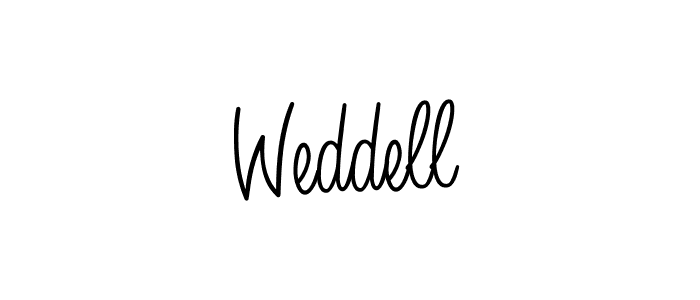 Weddell stylish signature style. Best Handwritten Sign (Angelique-Rose-font-FFP) for my name. Handwritten Signature Collection Ideas for my name Weddell. Weddell signature style 5 images and pictures png