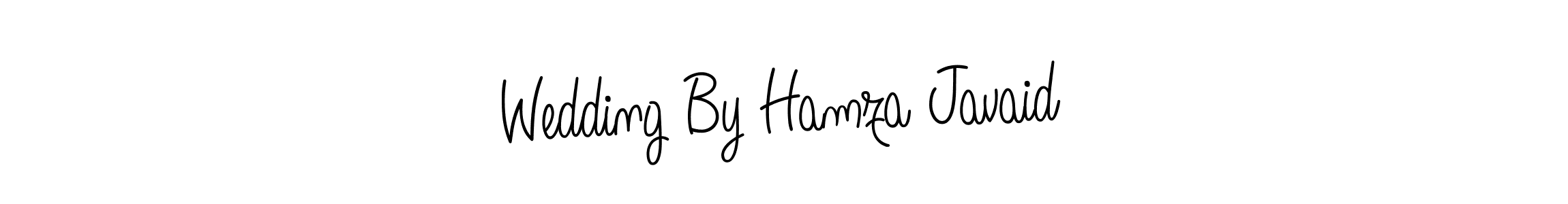 Make a beautiful signature design for name Wedding By Hamza Javaid. With this signature (Angelique-Rose-font-FFP) style, you can create a handwritten signature for free. Wedding By Hamza Javaid signature style 5 images and pictures png