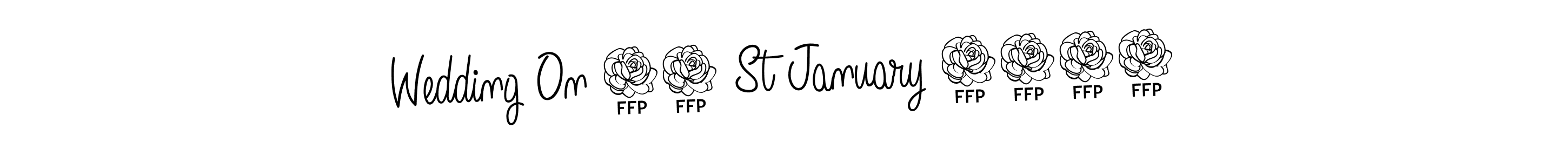 Make a beautiful signature design for name Wedding On 01 St January 2025. Use this online signature maker to create a handwritten signature for free. Wedding On 01 St January 2025 signature style 5 images and pictures png