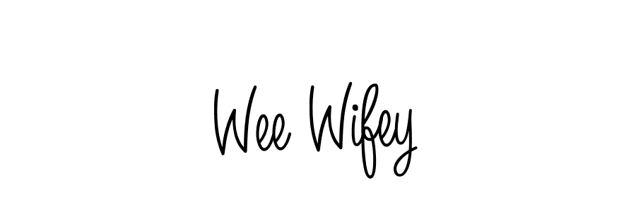 Also You can easily find your signature by using the search form. We will create Wee Wifey name handwritten signature images for you free of cost using Angelique-Rose-font-FFP sign style. Wee Wifey signature style 5 images and pictures png