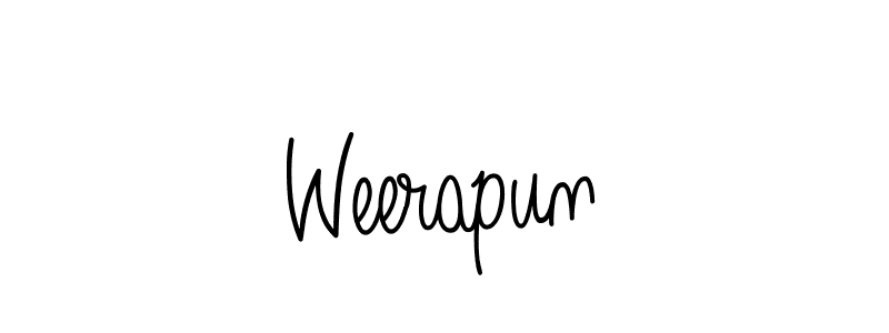 Once you've used our free online signature maker to create your best signature Angelique-Rose-font-FFP style, it's time to enjoy all of the benefits that Weerapun name signing documents. Weerapun signature style 5 images and pictures png