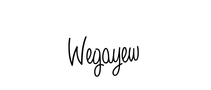if you are searching for the best signature style for your name Wegayew. so please give up your signature search. here we have designed multiple signature styles  using Angelique-Rose-font-FFP. Wegayew signature style 5 images and pictures png