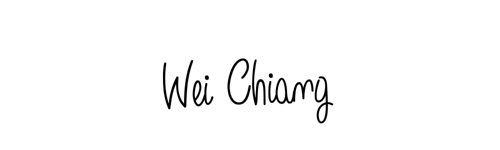 Make a beautiful signature design for name Wei Chiang. Use this online signature maker to create a handwritten signature for free. Wei Chiang signature style 5 images and pictures png