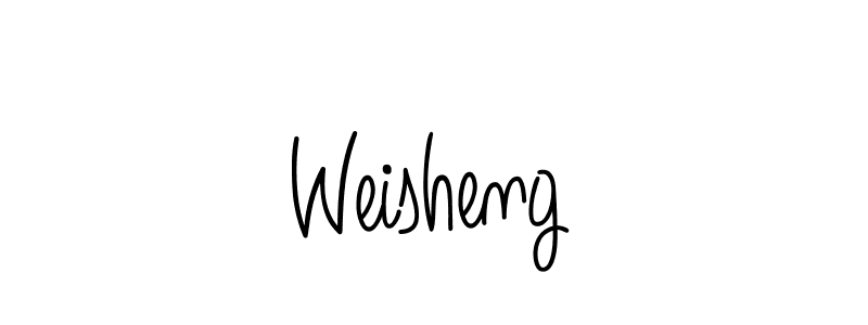 Also we have Weisheng name is the best signature style. Create professional handwritten signature collection using Angelique-Rose-font-FFP autograph style. Weisheng signature style 5 images and pictures png