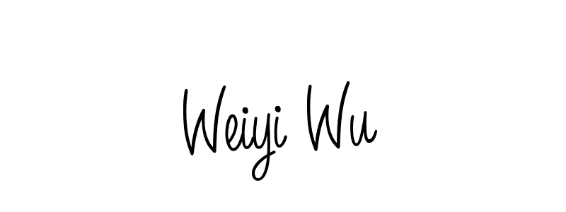 Design your own signature with our free online signature maker. With this signature software, you can create a handwritten (Angelique-Rose-font-FFP) signature for name Weiyi Wu. Weiyi Wu signature style 5 images and pictures png