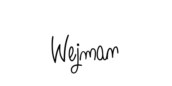 The best way (Angelique-Rose-font-FFP) to make a short signature is to pick only two or three words in your name. The name Wejman include a total of six letters. For converting this name. Wejman signature style 5 images and pictures png