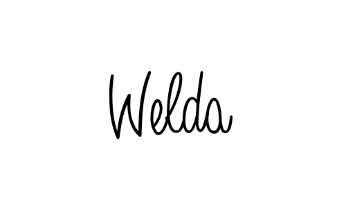 Also we have Welda name is the best signature style. Create professional handwritten signature collection using Angelique-Rose-font-FFP autograph style. Welda signature style 5 images and pictures png