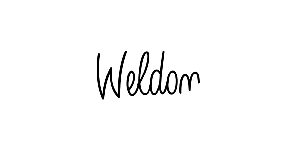 Once you've used our free online signature maker to create your best signature Angelique-Rose-font-FFP style, it's time to enjoy all of the benefits that Weldon name signing documents. Weldon signature style 5 images and pictures png