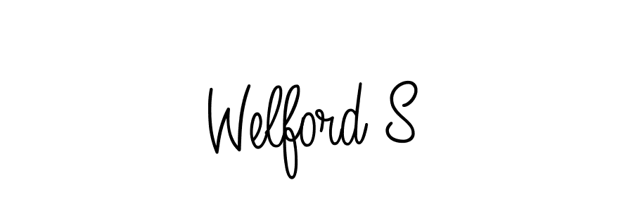 How to make Welford S name signature. Use Angelique-Rose-font-FFP style for creating short signs online. This is the latest handwritten sign. Welford S signature style 5 images and pictures png