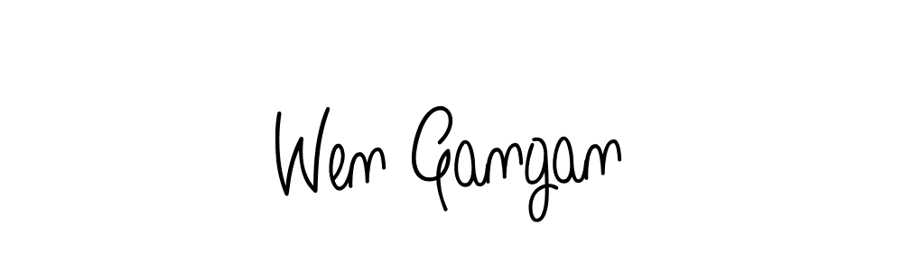 This is the best signature style for the Wen Gangan name. Also you like these signature font (Angelique-Rose-font-FFP). Mix name signature. Wen Gangan signature style 5 images and pictures png