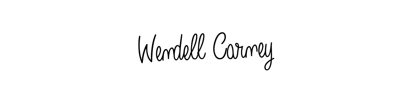 Also we have Wendell Carney name is the best signature style. Create professional handwritten signature collection using Angelique-Rose-font-FFP autograph style. Wendell Carney signature style 5 images and pictures png