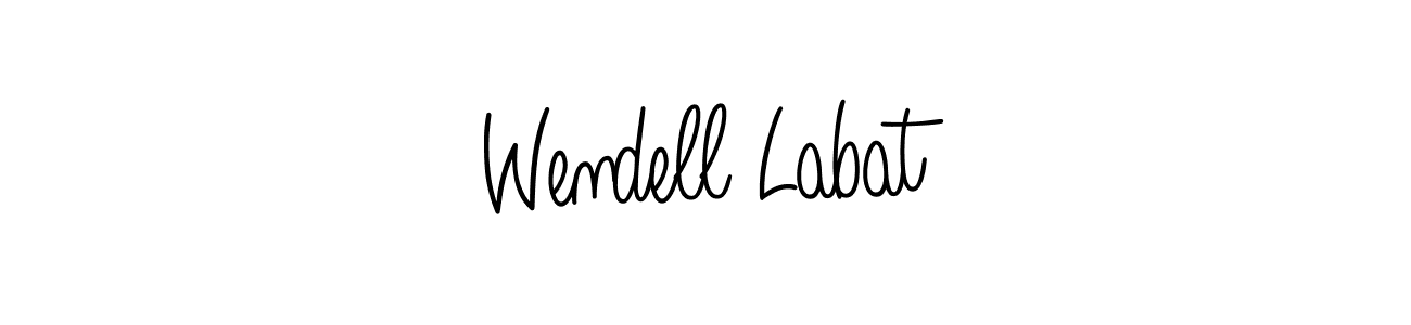 Create a beautiful signature design for name Wendell Labat. With this signature (Angelique-Rose-font-FFP) fonts, you can make a handwritten signature for free. Wendell Labat signature style 5 images and pictures png