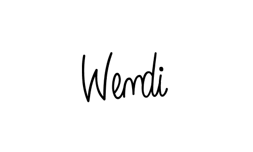 Also we have Wendi name is the best signature style. Create professional handwritten signature collection using Angelique-Rose-font-FFP autograph style. Wendi signature style 5 images and pictures png