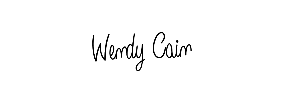 Angelique-Rose-font-FFP is a professional signature style that is perfect for those who want to add a touch of class to their signature. It is also a great choice for those who want to make their signature more unique. Get Wendy Cain name to fancy signature for free. Wendy Cain signature style 5 images and pictures png
