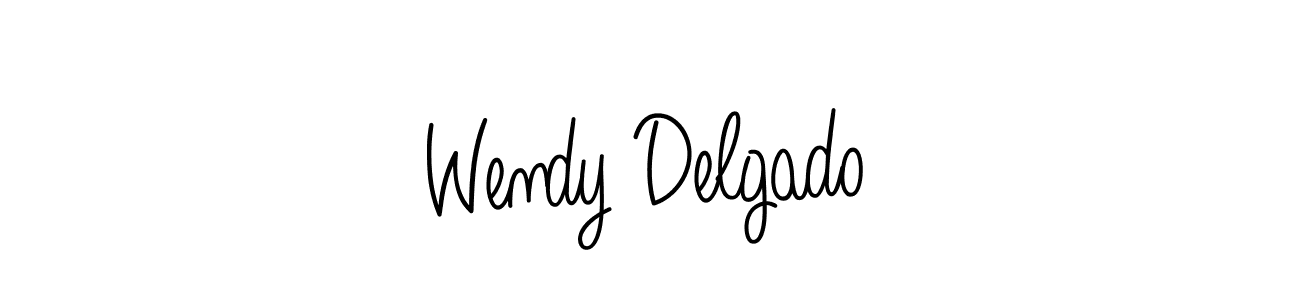 How to make Wendy Delgado signature? Angelique-Rose-font-FFP is a professional autograph style. Create handwritten signature for Wendy Delgado name. Wendy Delgado signature style 5 images and pictures png