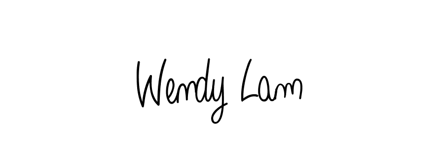 Create a beautiful signature design for name Wendy Lam. With this signature (Angelique-Rose-font-FFP) fonts, you can make a handwritten signature for free. Wendy Lam signature style 5 images and pictures png