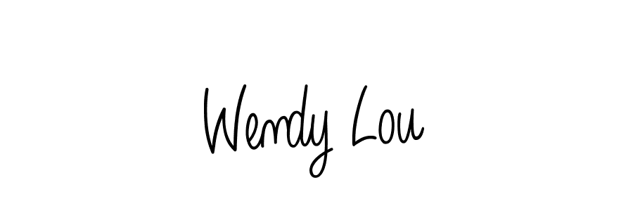 Once you've used our free online signature maker to create your best signature Angelique-Rose-font-FFP style, it's time to enjoy all of the benefits that Wendy Lou name signing documents. Wendy Lou signature style 5 images and pictures png