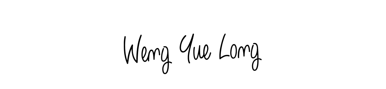 Also we have Weng Yue Long name is the best signature style. Create professional handwritten signature collection using Angelique-Rose-font-FFP autograph style. Weng Yue Long signature style 5 images and pictures png