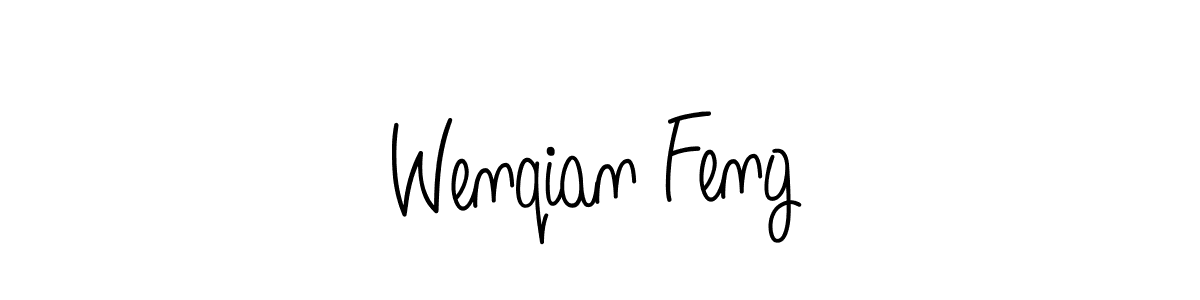 Design your own signature with our free online signature maker. With this signature software, you can create a handwritten (Angelique-Rose-font-FFP) signature for name Wenqian Feng. Wenqian Feng signature style 5 images and pictures png