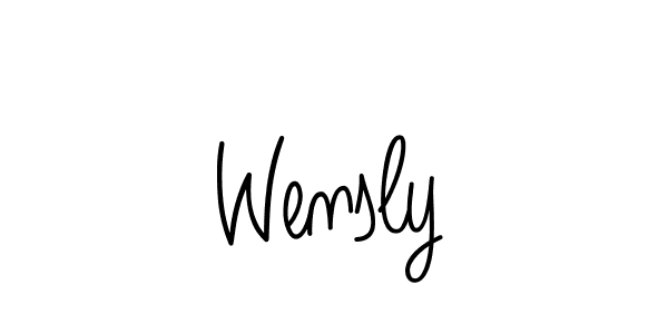 It looks lik you need a new signature style for name Wensly. Design unique handwritten (Angelique-Rose-font-FFP) signature with our free signature maker in just a few clicks. Wensly signature style 5 images and pictures png