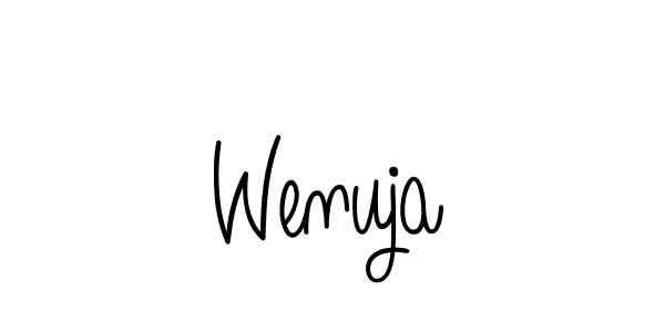 It looks lik you need a new signature style for name Wenuja. Design unique handwritten (Angelique-Rose-font-FFP) signature with our free signature maker in just a few clicks. Wenuja signature style 5 images and pictures png