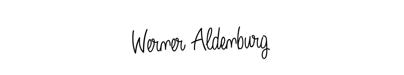 Make a beautiful signature design for name Werner Aldenburg. Use this online signature maker to create a handwritten signature for free. Werner Aldenburg signature style 5 images and pictures png