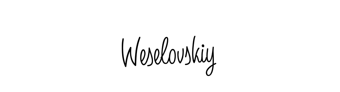 Check out images of Autograph of Weselovskiy name. Actor Weselovskiy Signature Style. Angelique-Rose-font-FFP is a professional sign style online. Weselovskiy signature style 5 images and pictures png