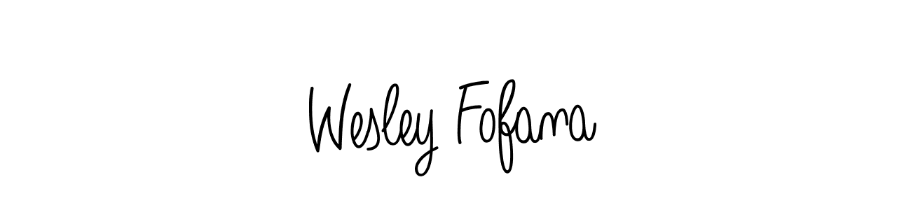 How to Draw Wesley Fofana signature style? Angelique-Rose-font-FFP is a latest design signature styles for name Wesley Fofana. Wesley Fofana signature style 5 images and pictures png