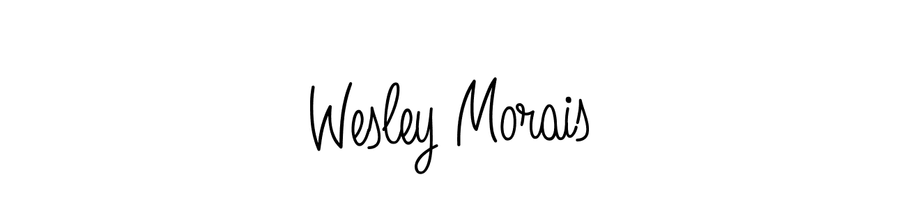 How to make Wesley Morais signature? Angelique-Rose-font-FFP is a professional autograph style. Create handwritten signature for Wesley Morais name. Wesley Morais signature style 5 images and pictures png